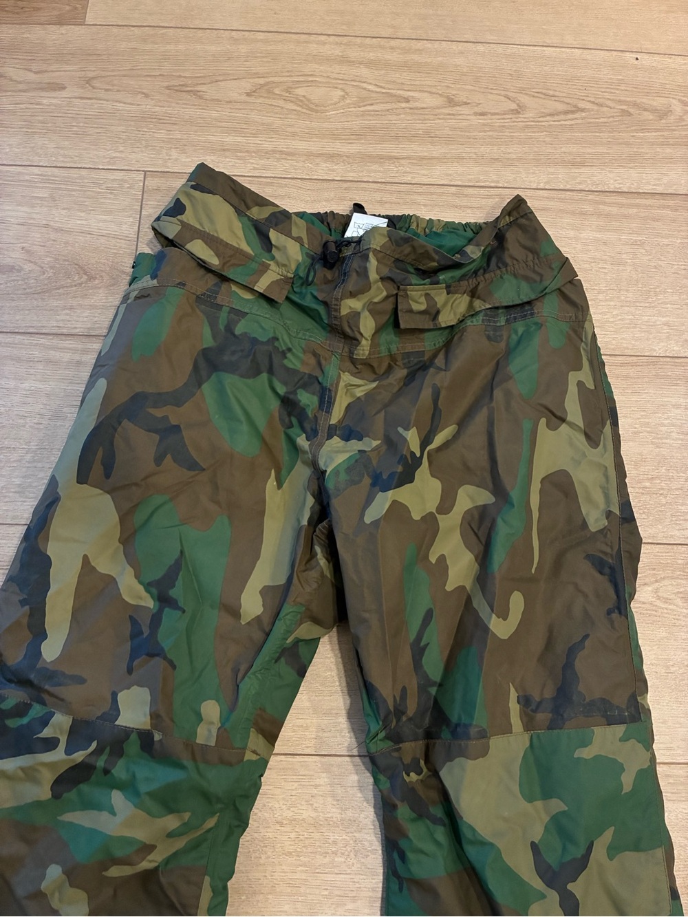 Vintage 80s The North Face Gore-Tex Military Issue Camo Snow Pant Size M